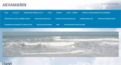 Desktop Screenshot of akvamarin.cz